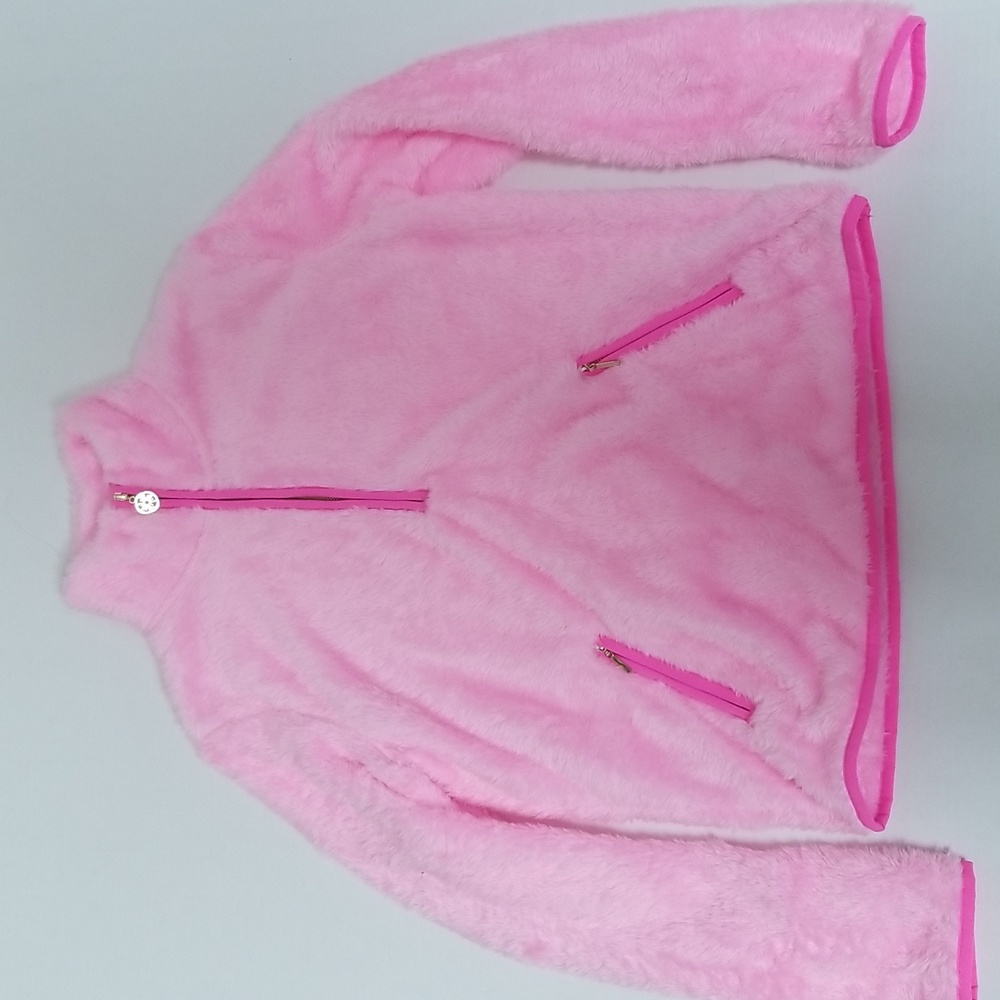 Lilly Pulitzer Skipper Sherpa Popover NWOT Mandevilla Pink Size XS